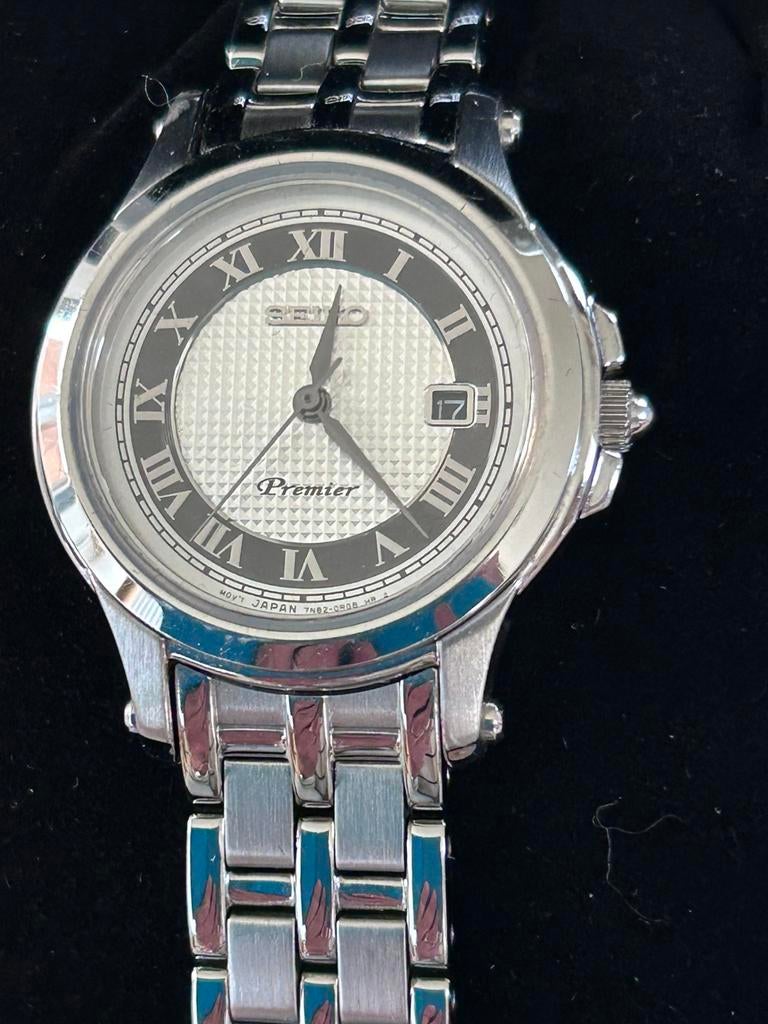 Seiko Premier horloge - SXDE41P1, Sieraden, Tassen en Uiterlijk, Horloges | Dames, Ophalen of Verzenden, Zo goed als nieuw, Staal