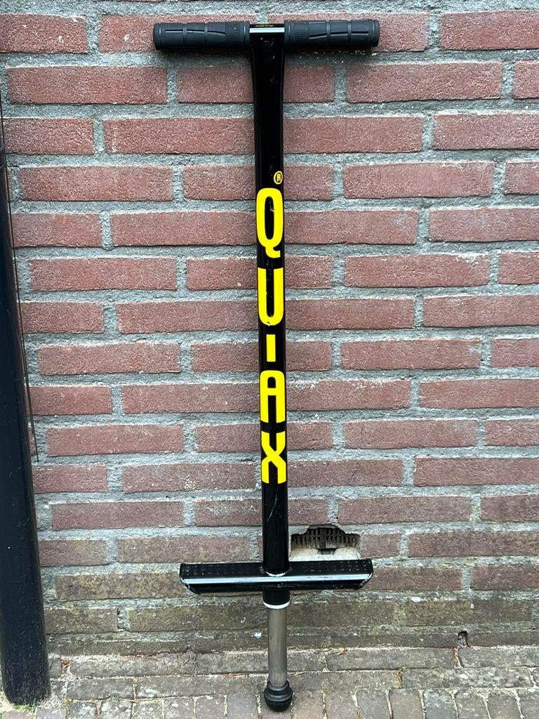 Qu-ax pogostick springstok als nieuw!, Kinderen en Baby's, Speelgoed | Buiten | Actiespeelgoed, Ophalen, Zo goed als nieuw