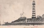 IJmuiden bij Beverwijk Vuurtoren 1908, Ophalen of Verzenden, Voor 1920, Gelopen, Noord-Holland