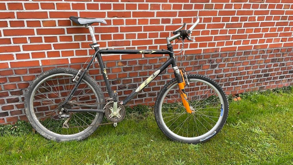 B1 mountainbike 26” ; framemaat 60cm, Fietsen en Brommers, Fietsen | Mountainbikes en ATB, Gebruikt, 57 cm of meer, Hardtail, Ophalen