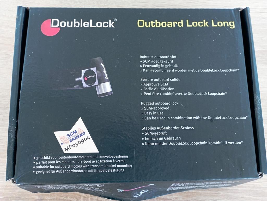 DoubleLock Outboard Lock Long SCM goedgekeurd, Ophalen of Verzenden, Nieuw, Motor en Techniek
