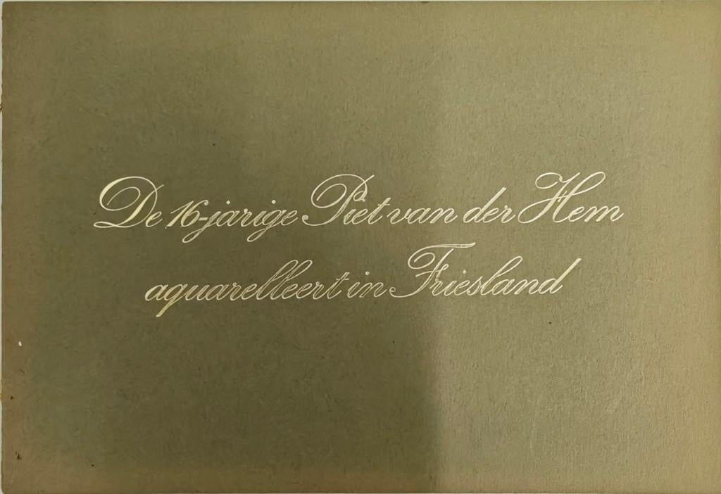 Piet van der Hem, Ophalen of Verzenden, Zo goed als nieuw, Schilder- en Tekenkunst, Piet v der Hem