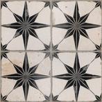 Vintage tegels - Retrotegel - zwarte tegel - Portugese tegel, Overige materialen, Verzenden, Zwart, Vintage