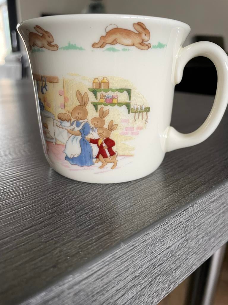 Royal Doulton Bunnykins mok, Ophalen of Verzenden, Zo goed als nieuw, Overige stijlen, Kop(pen) en/of Schotel(s)