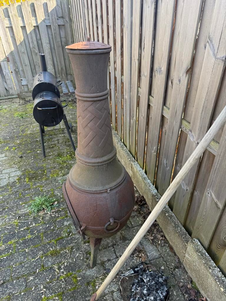 Vuurkorf 1.50 hoog, Ophalen, Gebruikt