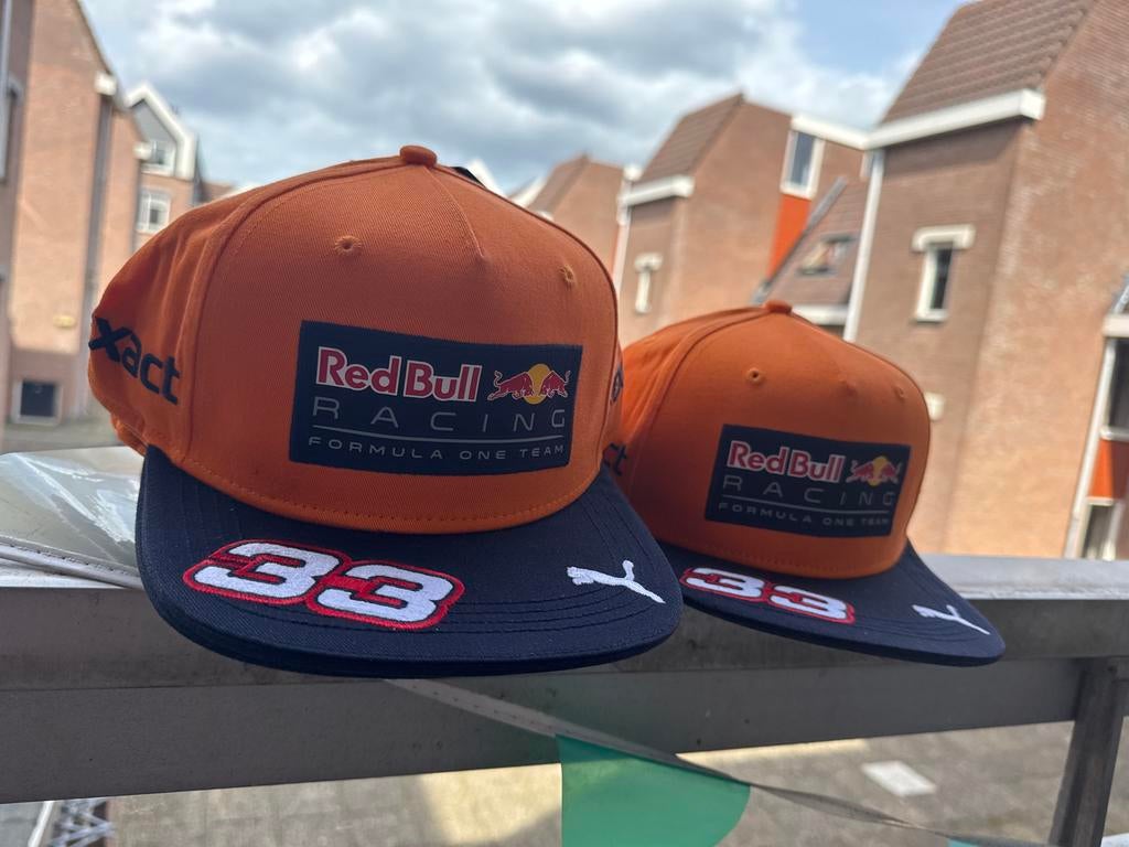 Red Bull Racing Petten - Oranje & Blauw - Nieuw, Kleding | Heren, Hoeden en Petten, Ophalen, Nieuw, One size fits all, Pet