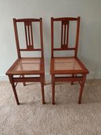 Houten stoelen met webbing, Ophalen