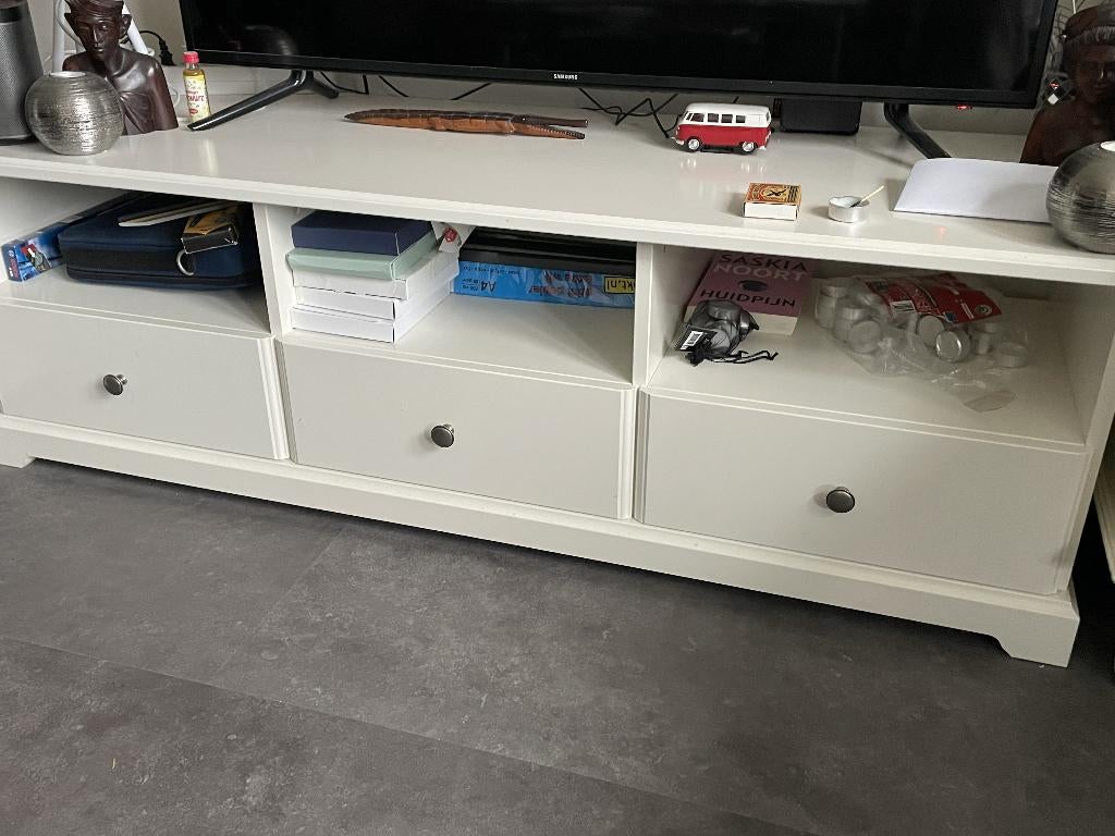 TV meubel, Ophalen, 150 tot 200 cm, Zo goed als nieuw, Minder dan 100 cm