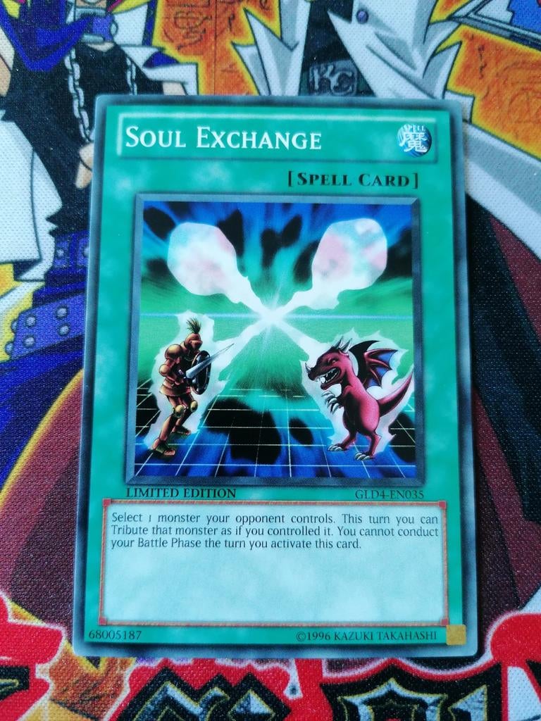 Soul Exchange - GLD4 - Yu-Gi-Oh, Ophalen of Verzenden, Zo goed als nieuw