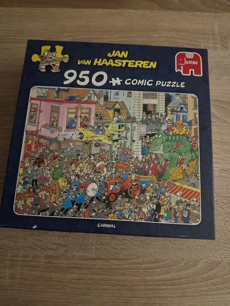 Jan van Haasteren Carnaval 950 stukjes puzzel, Ophalen, 500 t/m 1500 stukjes, Zo goed als nieuw, Legpuzzel