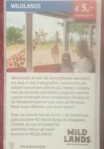 Wildlands Adventure Zoo Emmen Voordeelbon, Tickets en Kaartjes, Drie personen of meer, Dierentuinbon