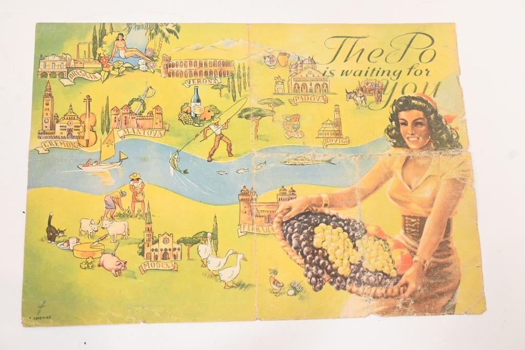 zeldzaam duitse propaganda pamflet italie, Verzamelen, Militaria | Tweede Wereldoorlog, ., Overige soorten, Ophalen of Verzenden