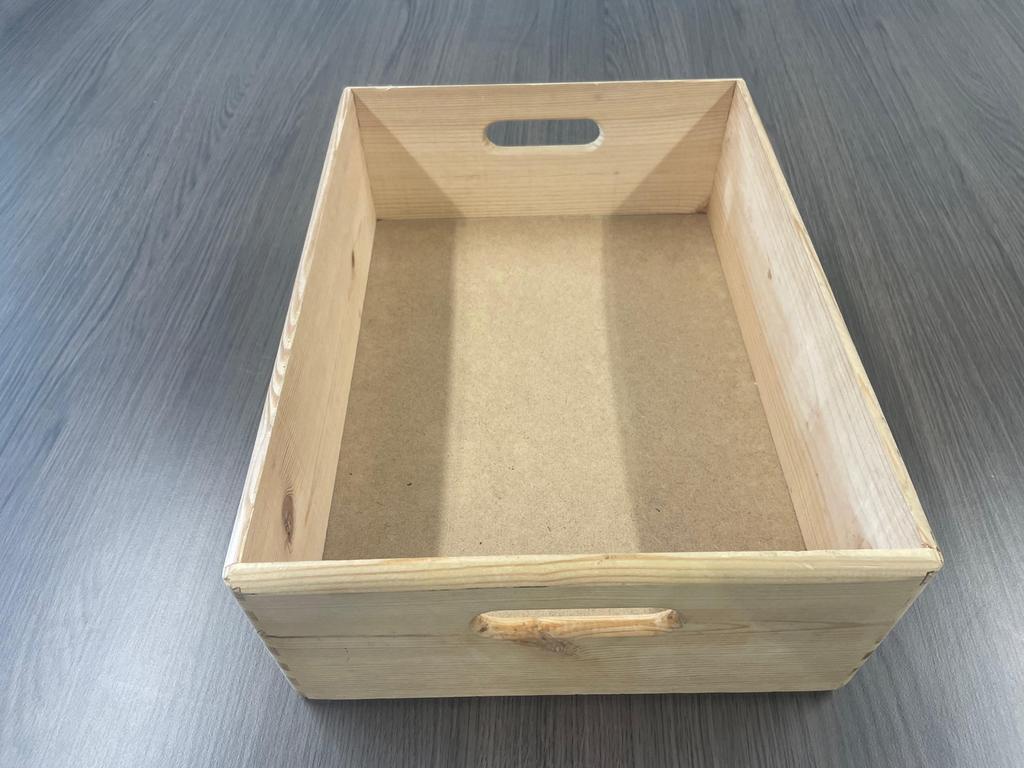 Houten kist 40x30x14cm voor opslag of fruit, Huis en Inrichting, Woonaccessoires | Kisten, Ophalen of Verzenden, Nieuw, Overige houtsoorten