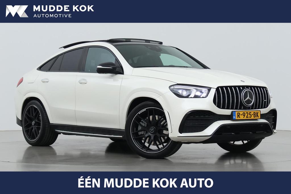 Mercedes-Benz GLE-klasse Coupé AMG 53 4MATIC+ Premium Plus, Auto's, Mercedes-Benz, Automaat, 435 pk, Gebruikt, Wit