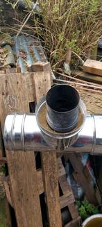 RVS Palletkachel rookkanaal onderdelen, Ophalen of Verzenden