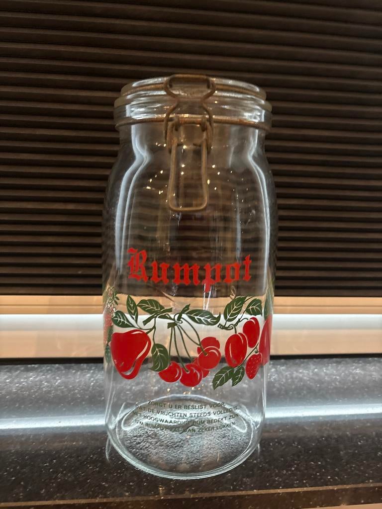 Vintage Rumtopf Weckpot met Beugel, Ophalen of Verzenden, Gebruikt