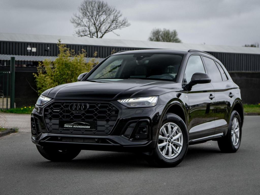 Audi Q5 55 TFSI e-Line S Competition |B&O|Carbon|Diamond Sti, Auto's, Audi, Automaat, Gebruikt, Zwart, 4 cilinders