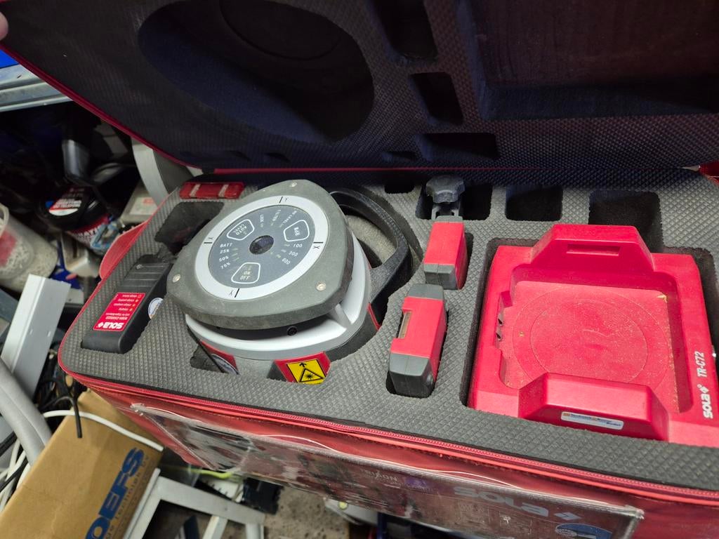 Rode laser verticaal en horizontaal kompleet, Doe-het-zelf en Verbouw, Gereedschap | Overige machines, Zo goed als nieuw, Ophalen