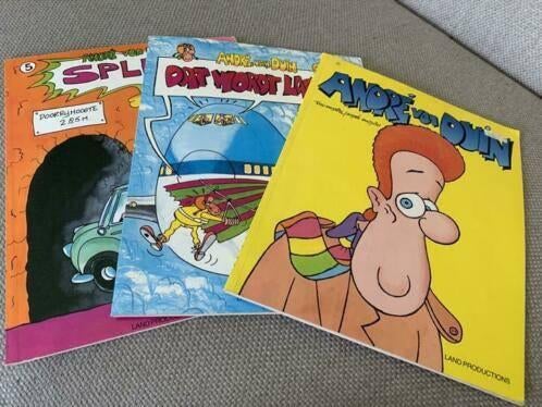 André van duin stripboek stripalbum 1 2 5 6 stripboeken, Boeken, Stripboeken, Meerdere stripboeken, Verzenden, Gelezen