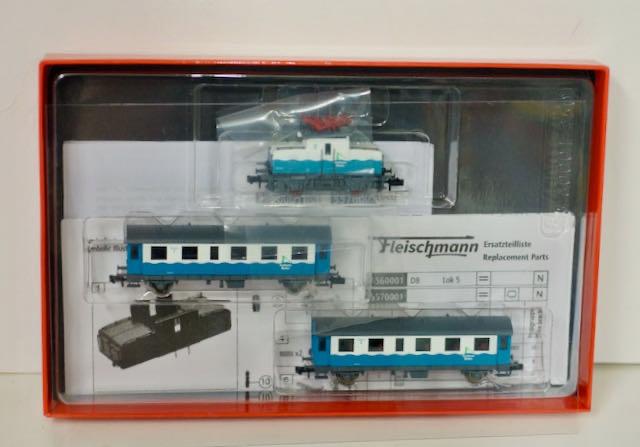 Spur N Fleischmann 5560001 - 3-tlg Set: Zahnradbahn, DDS.., Gelijkstroom, Fleischmann, Ophalen of Verzenden, Nieuw