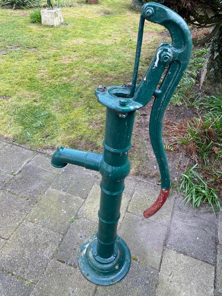 Decoratieve Groene hand waterpomp, Ophalen, Gebruikt, Handmatig, Overige typen
