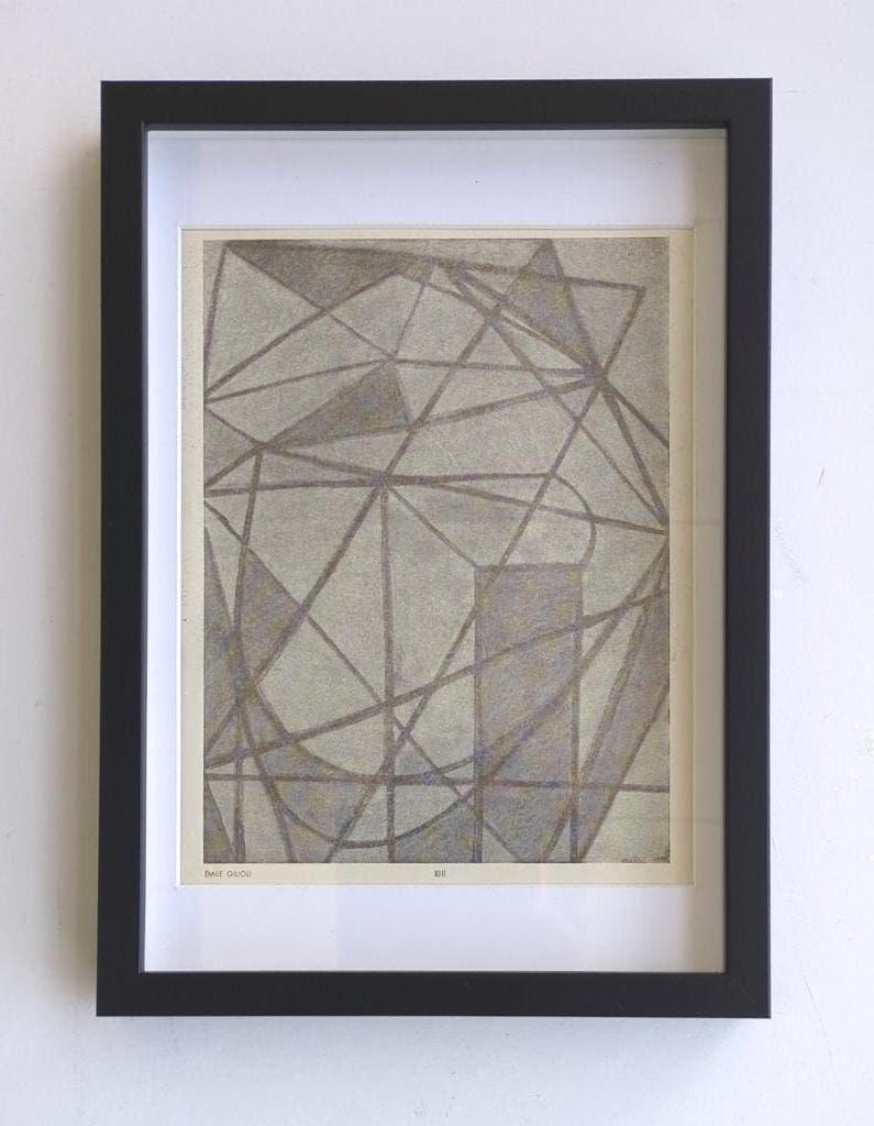 Émile Gilioli color pochoir 1952, Antiek en Kunst, Kunst | Litho's en Zeefdrukken, Ophalen of Verzenden