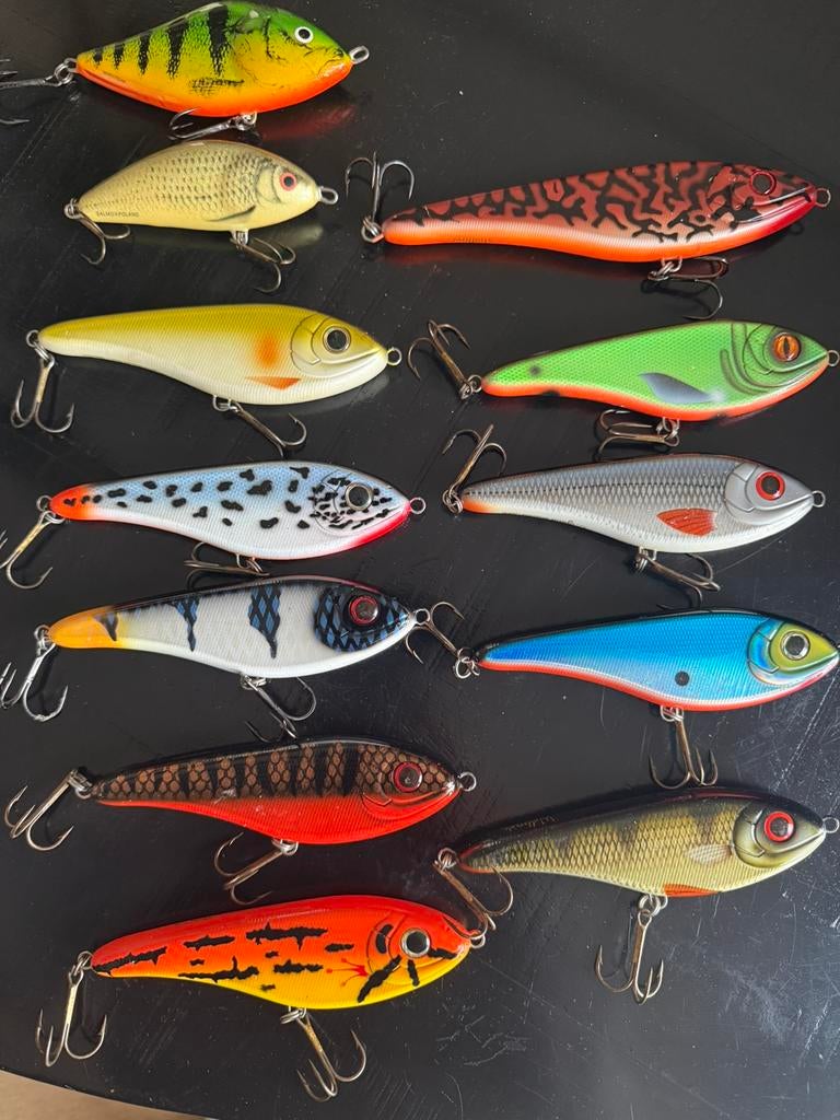 Set van 10 orginele buster jerks, Watersport en Boten, Ophalen of Verzenden, Zo goed als nieuw, Overige typen