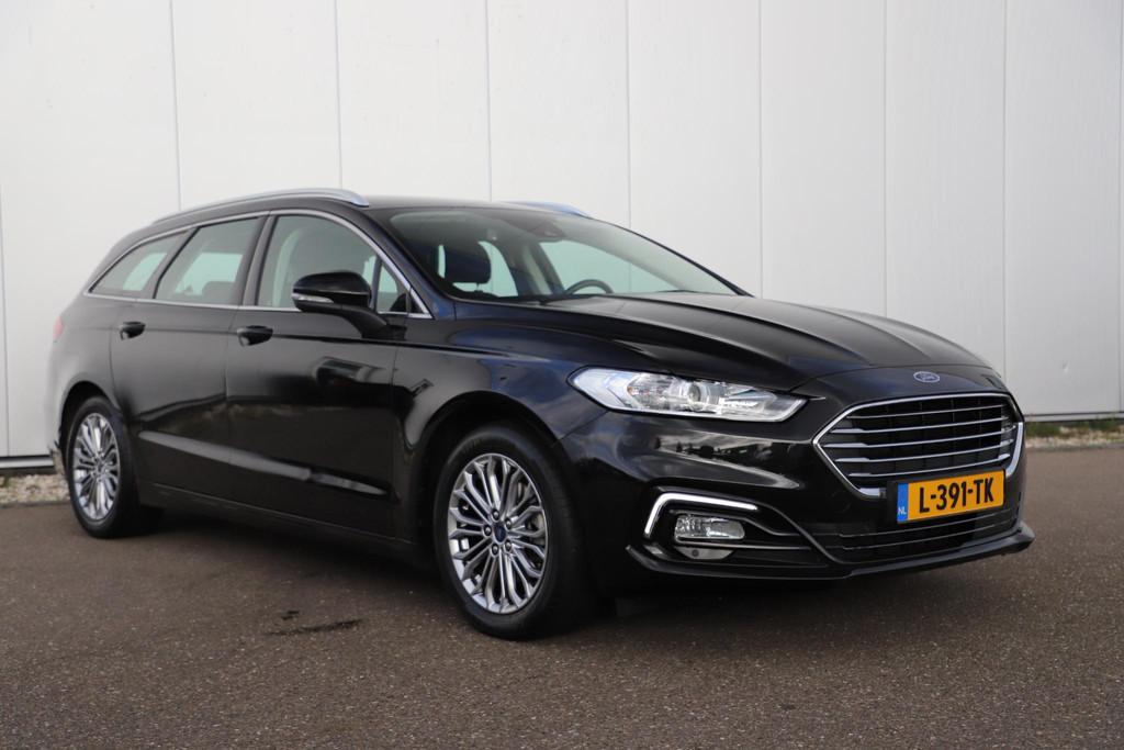 Ford Mondeo Wagon 2.0 IVCT HEV Titanium 17 inch LMV Carplay, 188 pk, Stof, Gebruikt, 4 cilinders