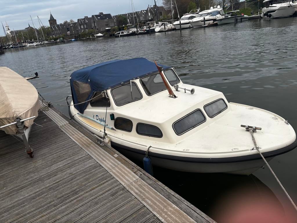 Spitgattersloep met Yanmar 2GM20 Inboordmotor, Watersport en Boten, Motorboten en Motorjachten, 10 tot 30 pk, Gebruikt, Binnenboordmotor