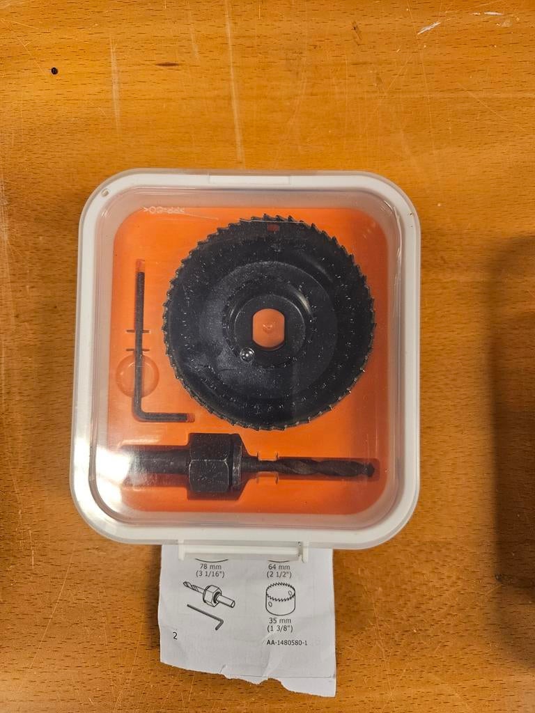 IKEA FIXA Gatenzaag set 35mm, 64mm, 76mm, Ophalen of Verzenden