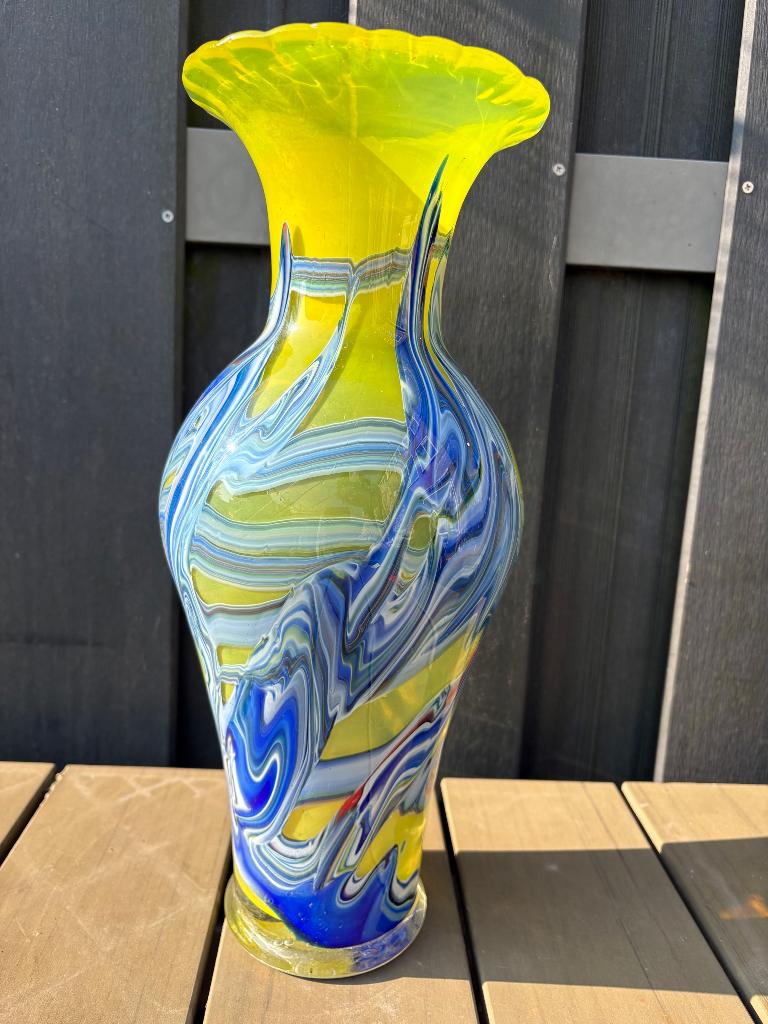 Empoli glazen vaas, Ophalen of Verzenden