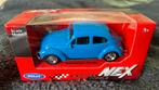 Welly NEX Volkswagen Kever modelauto blauw, Ophalen of Verzenden, Nieuw, Auto, Overige merken