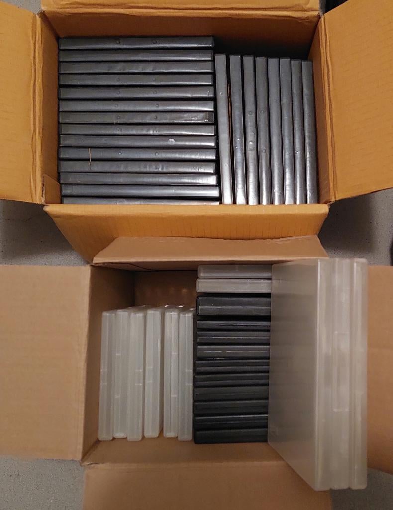 43 stuks lege dvd doosjes., Cd's en Dvd's, Dvd's | Overige Dvd's, Alle leeftijden, Ophalen of Verzenden, Zo goed als nieuw