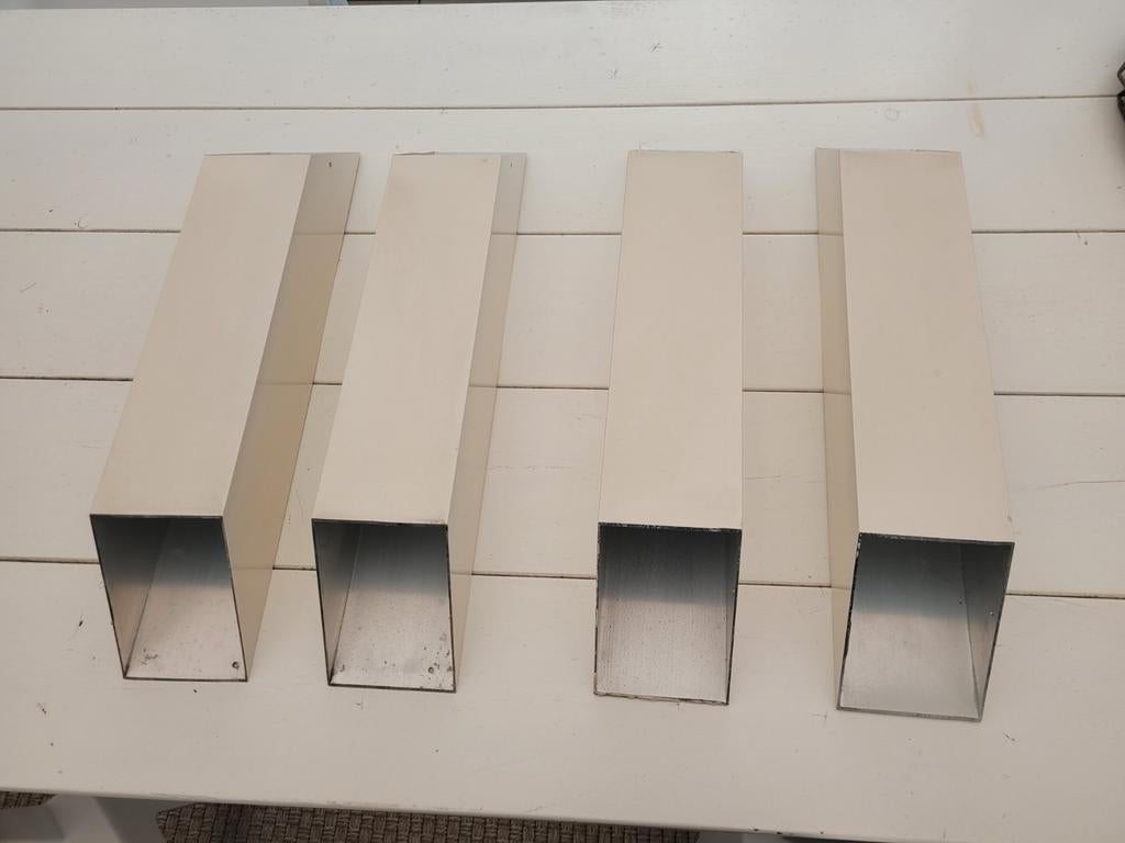 Aluminium schoren voor veranda, Tuin en Terras, Overige Tuin en Terras, Ophalen