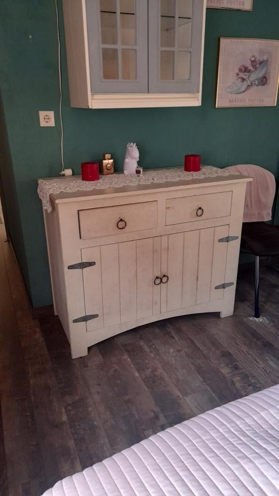 Commodekast en vitrinekast, Ophalen of Verzenden, Gebruikt, 25 tot 50 cm