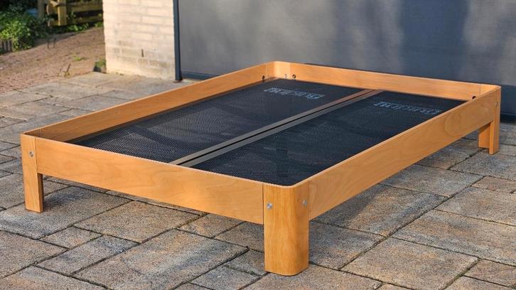 Hele nette Auping 140x200 licht beuken, Huis en Inrichting, Slaapkamer | Bedden, Gebruikt, Tweepersoons, 140 cm, 200 cm, Hout