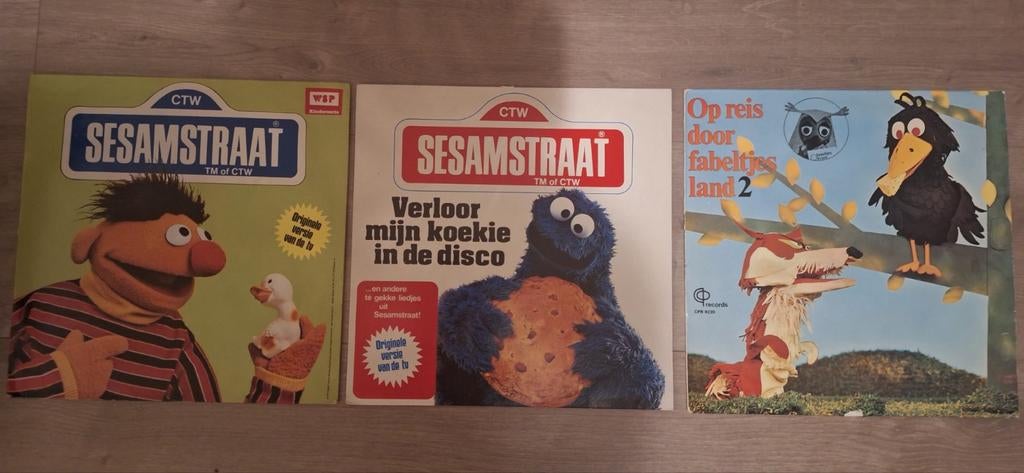 Sesamstraat & Fabeltjesland LP's - Klassieke Kinderplaten, Ophalen of Verzenden, Gebruikt, Muziek, 6 tot 9 jaar