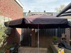 Parasol 3 mtr, antraciet, met hoes, zonder voet, Ophalen, Gebruikt, Stokparasol