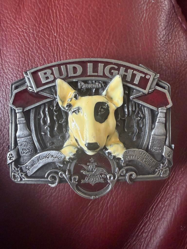 Buckle Vintage Anheuser-Busch - Bergamot Brass Works, Kleding | Dames, Ophalen of Verzenden, Gedragen, 100 cm of meer, Losse buckle of gesp
