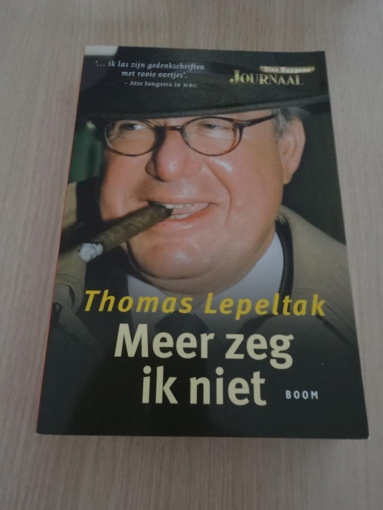 Meer zeg ik niet - Thomas Lepeltak, Maatschappij en Samenleving, Ophalen of Verzenden, Zo goed als nieuw, Thomas Lepeltak