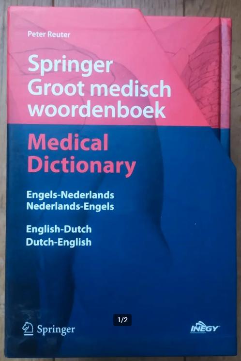 Springer Groot medisch woordenboek Eng-Ned/Ned-Eng 5-delig, Overige uitgevers, Nieuw, Ophalen of Verzenden, Peter Reuter