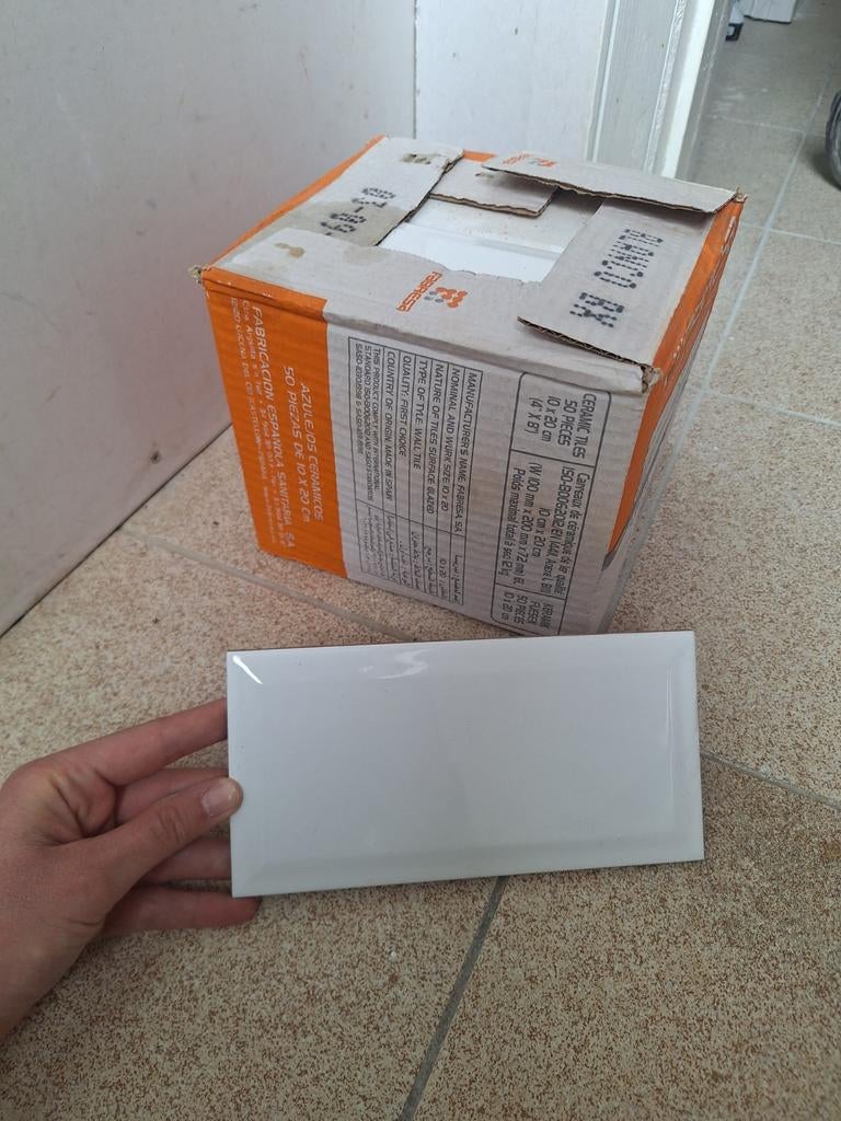 Fabresa tegels 10x20cm nieuw!, Ophalen, Nieuw