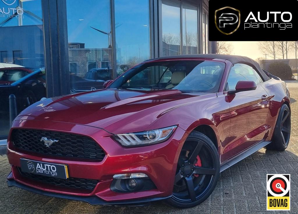 Ford Mustang Convertible 2.3 EcoBoost 317PK | Grote Beurt ge, Auto's, 13 km/l, Achterwielaandrijving, Gebruikt, Euro 6
