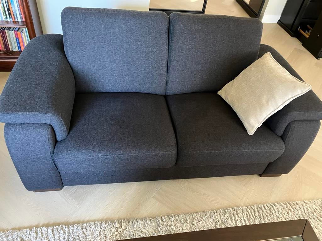 2,5 en 2 zits zitbank met salontafel en vloerkleed, Huis en Inrichting, Ophalen, Gebruikt