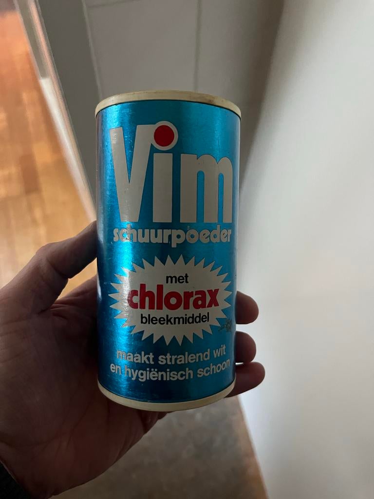 Vim schuurpoeder met chlorax bleekmiddel, Ophalen of Verzenden, Schoonmaakmiddel