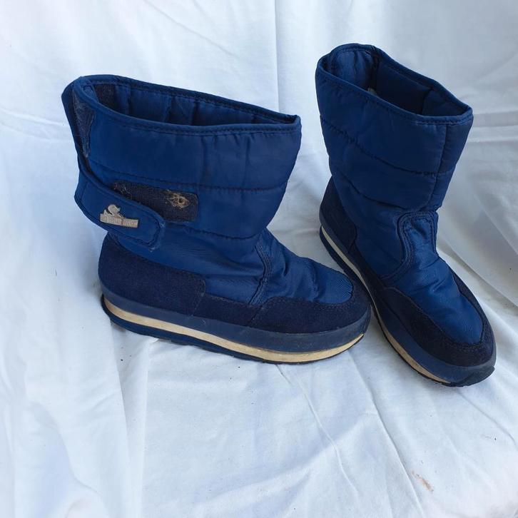 Stoere blauwe snowboots. Mt 31. Merk Rubber Duck, Kinderen en Baby's, Kinderkleding | Schoenen en Sokken, Zo goed als nieuw, Laarzen