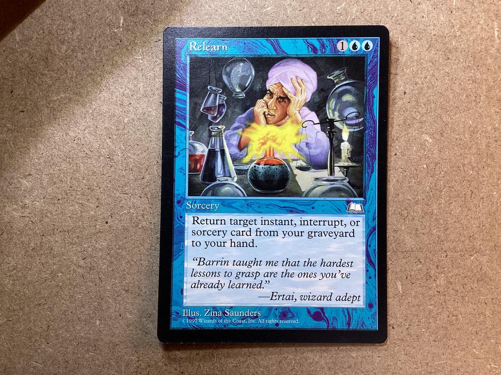 1x Relearn (Excellent), Ophalen of Verzenden, Zo goed als nieuw, Losse kaart