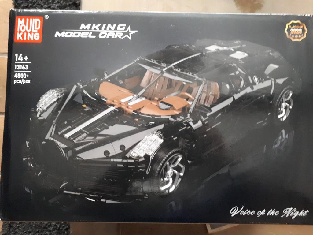 Mould King 13163 Voiture Noire, Verzenden, Zo goed als nieuw, Groter dan 1:32, Overige merken