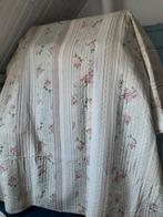 Mooie 2 persoons roosjes plaid , sprei , deken, Ophalen of Verzenden, Tweepersoons, Grijs, Stof