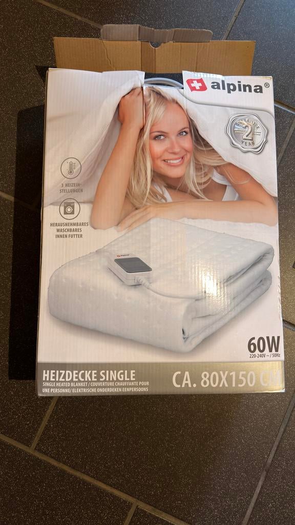 Warmtedeken - Zo goed als nieuw, Ophalen, Eenpersoons, Wit, Deken of Dekbed